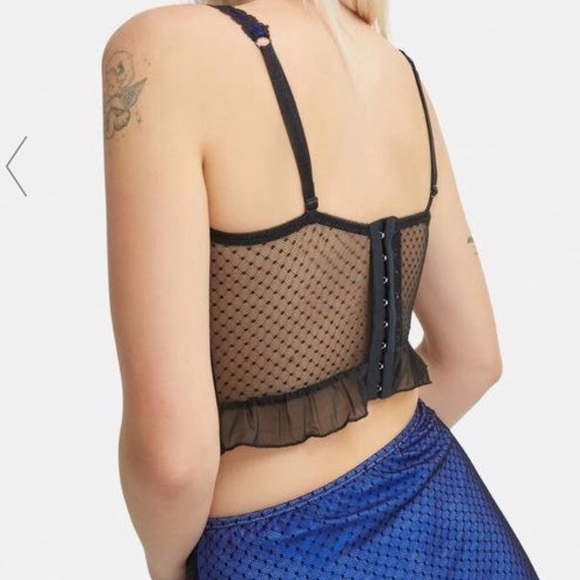 INSTANT DESTINY MESH BUSTIER TOP - Picture 2 of 3